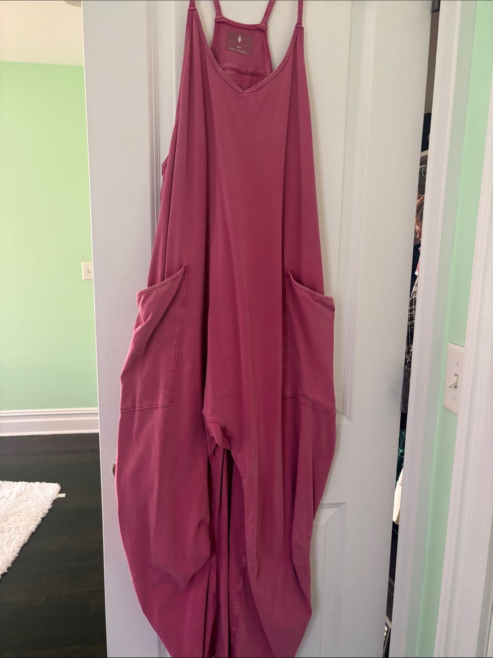 FP Movement by Free People Mauve Pink Relaxed Jumpsuit Romper